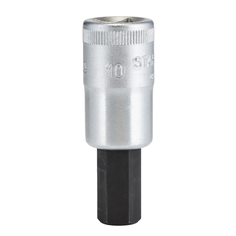 STAHLWILLE 3/8 in Drive Bit Socket, 20mm Overall Length, Chrome Alloy Steel, Model 02050010