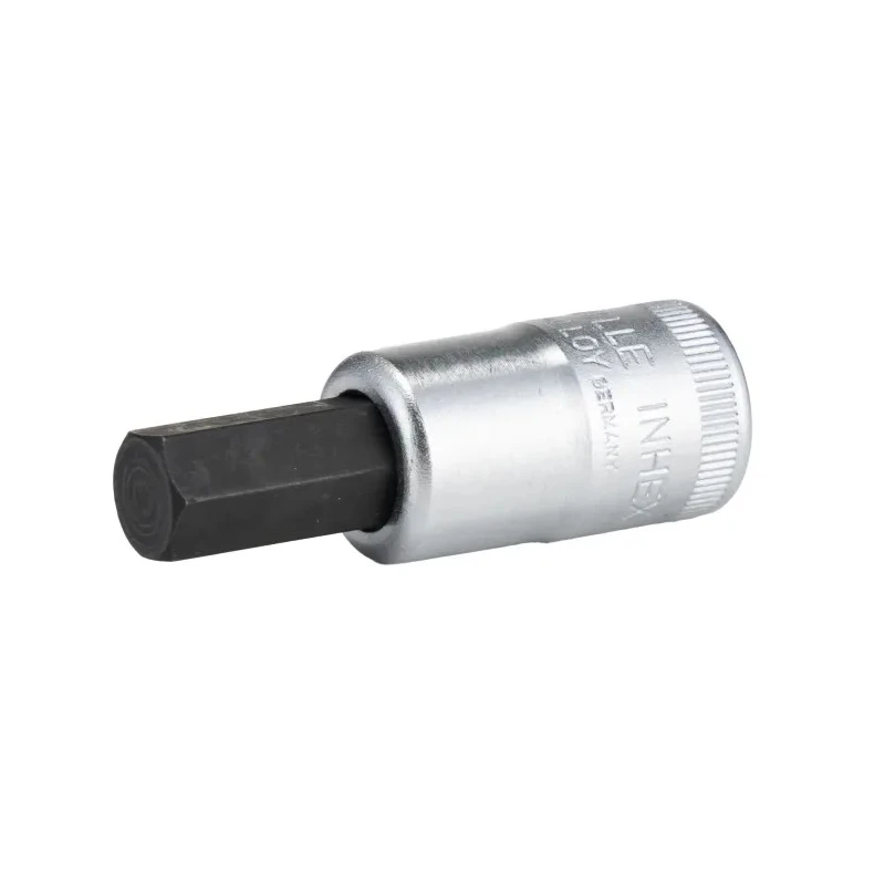 STAHLWILLE 3/8 in Drive Bit Socket, 20mm Overall Length, Chrome Alloy Steel, Model 02050010