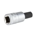 STAHLWILLE 3/8 in Drive Bit Socket, 20mm Overall Length, Chrome Alloy Steel, Model 02050010