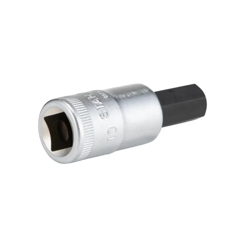 STAHLWILLE 3/8 in Drive Bit Socket, 20mm Overall Length, Chrome Alloy Steel, Model 02050010