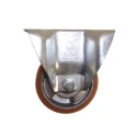 LAG Fixed Castor Wheel 120 kg Load Capacity 80 mm Polyurethane Wheel 26102