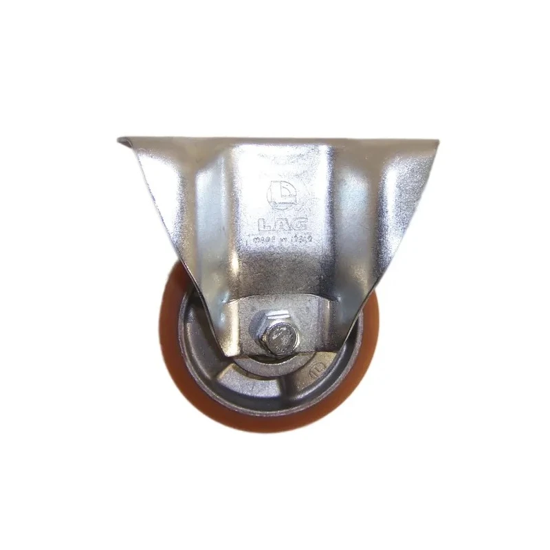 LAG Fixed Castor Wheel 120 kg Load Capacity 80 mm Polyurethane Wheel 26102