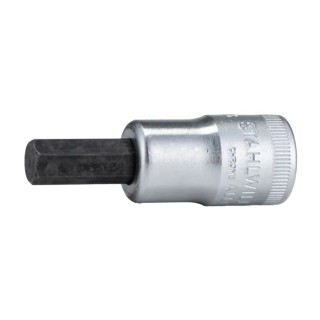 STAHLWILLE 3/8 in Drive Bit Square Chrome Alloy Steel Socket 52mm Overall Length 02450020