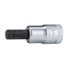 STAHLWILLE 3/8 in Drive Bit Square Chrome Alloy Steel Socket 52mm Overall Length 02450020