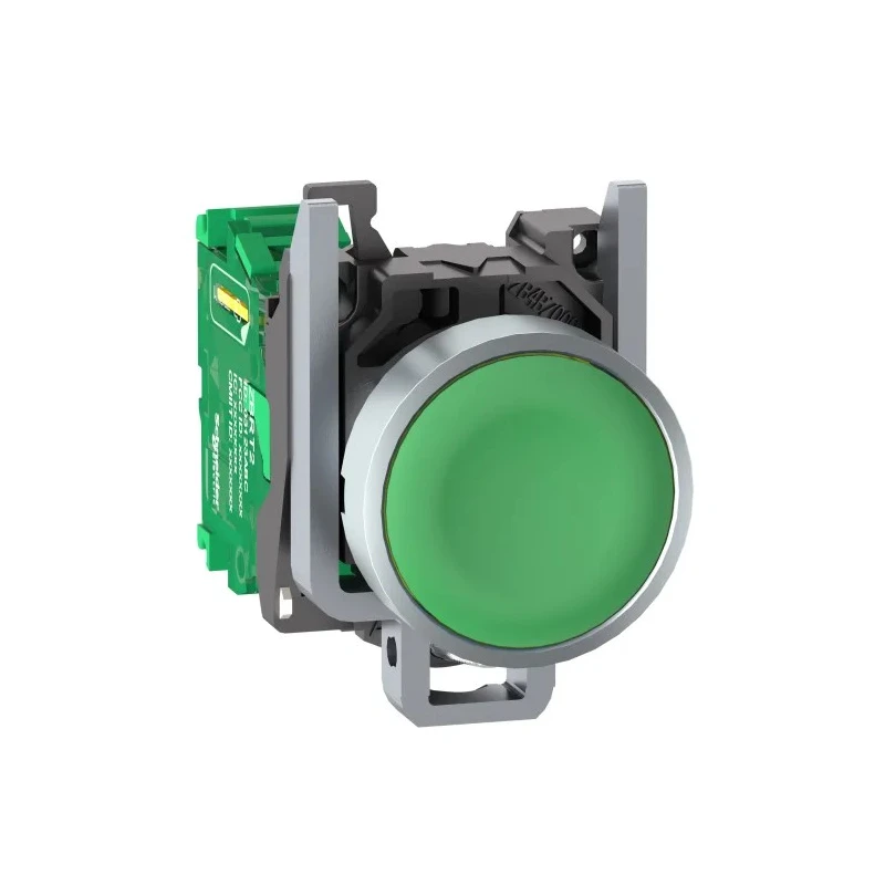 Schneider Electric Harmony XB5 Series Push Button Switch, Spring Return, Panel Mount, 22.3 mm Cutout, IP66 IP67 ZB4RTA3