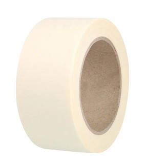 RS PRO White Masking Tape 75mm Width x 50m Length, Crepe Paper Backing, Rubber Adhesive 184-6801