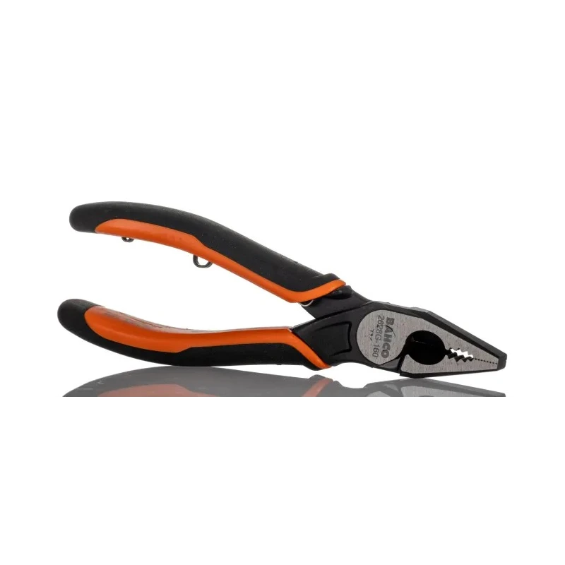 Bahco Combination Plier 1-Piece 160mm Overall Length 33mm Jaw Length 2 mm Cutting Capacity Steel Black Finish 2628 G-160IP