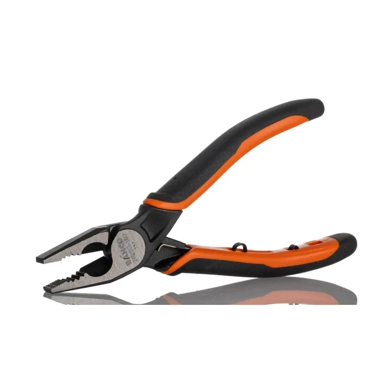 Bahco Combination Plier 1-Piece 160mm Overall Length 33mm Jaw Length 2 mm Cutting Capacity Steel Black Finish 2628 G-160IP