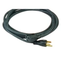 Alpha Wire Alpha Essentials Cords & Cord Sets 3 Core Power Cable Black 0.82mm² 300V 105°C 76m PVC Jacket 1941/3F BK003