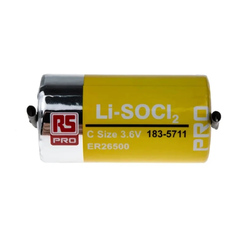 RS PRO 3.6 V Lithium Thionyl Chloride C Battery, 8.5 Ah 183-5711