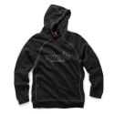 Scruffs Trade Black Cotton Polyester Men's Pull Over Work Hoodie Size L 420 to 440 mm T54512