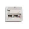 Contactum Steel Consumer Unit 8 Ways 100A 250V BS EN 61439-3 Defender DS0818MS