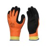 Showa Orange Nylon Polyester Work Gloves Latex Coating Size 8 Cut Resistant Safety Standard EN 388 SHO406