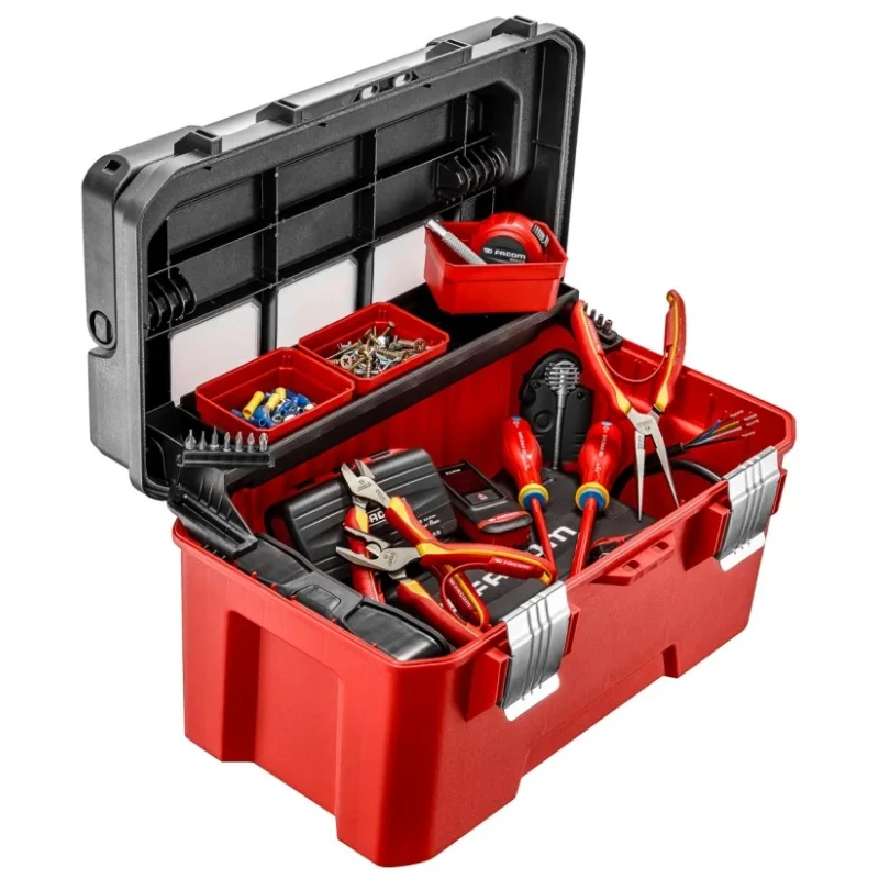 Facom 20 Inch PRO BOX Tool Box Tote Tool Box with Removable Tray BP.P20APB