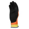 Showa Orange Nylon Polyester Work Gloves Latex Coating Size 8 Cut Resistant Safety Standard EN 388 SHO406