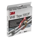 3M VHB Black Foam Tape Double Sided Acrylic Adhesive 19mm Width 1.1mm Thickness 3m Length Germany 3M 5952 19mm x 3m