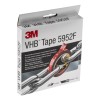 3M VHB Black Foam Tape Double Sided Acrylic Adhesive 19mm Width 1.1mm Thickness 3m Length Germany 3M 5952 19mm x 3m