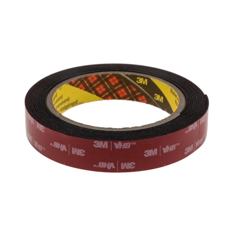 3M VHB Black Foam Tape Double Sided Acrylic Adhesive 19mm Width 1.1mm Thickness 3m Length Germany 3M 5952 19mm x 3m
