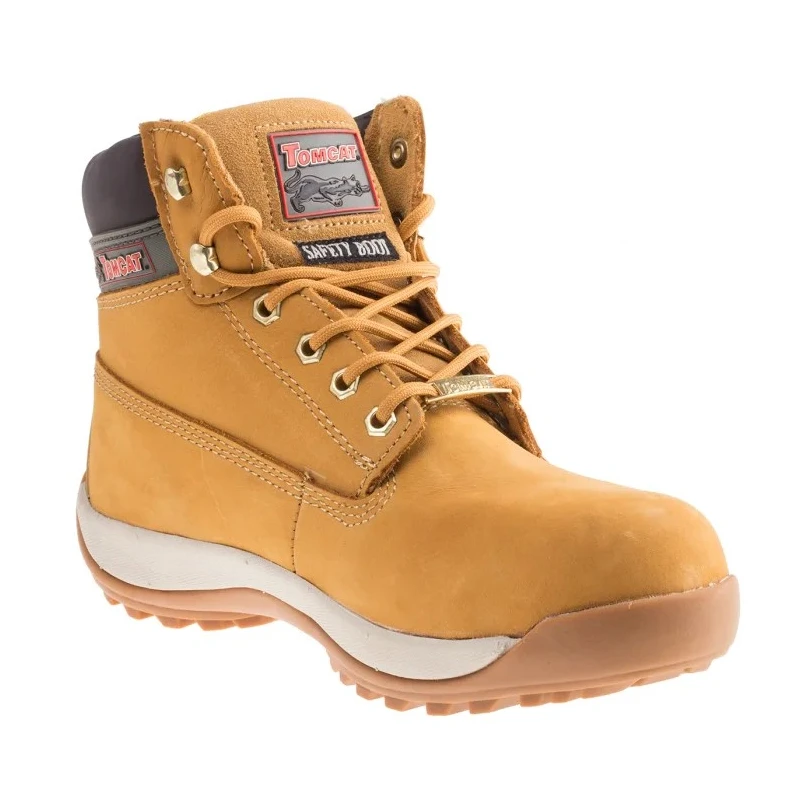Rockfall Honey Steel Toe Capped Men's Ankle Safety Boots Size UK 8, EU 42, US 9, EN ISO 20345:2011 S3 SRC 739-7843