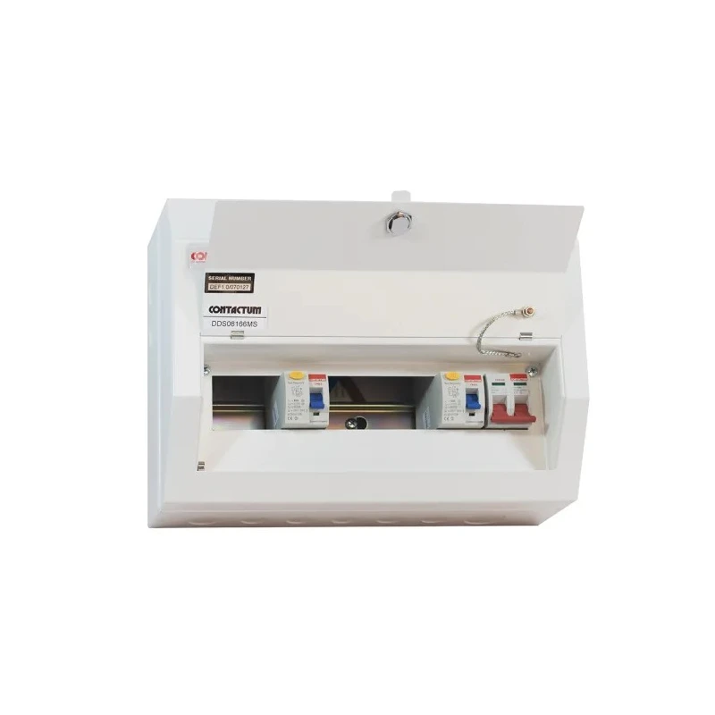 Contactum 8 Steel Consumer Unit 100A, BS EN 61439-3 Defender DDS08188MS