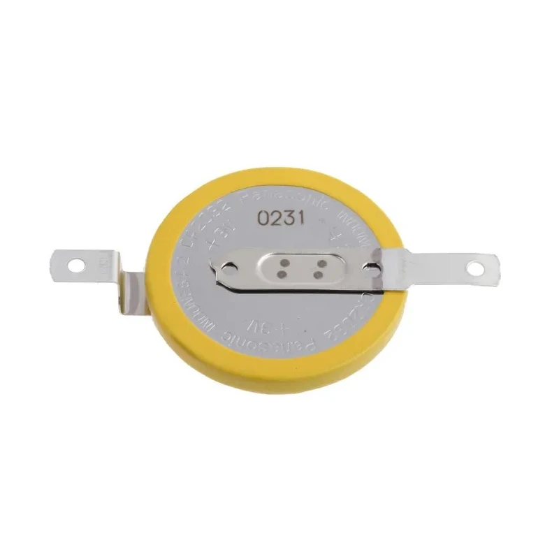 Panasonic CR2032 Button Battery, Lithium Manganese Dioxide Chemistry, 3 V, 20 mm Diameter, 225mAh Capacity CR2032