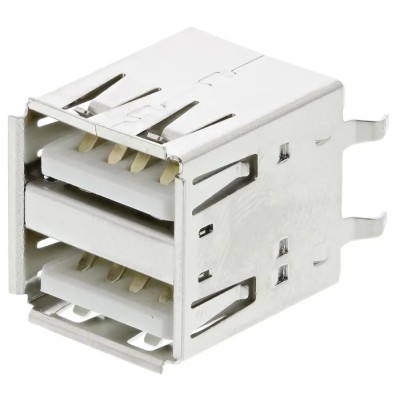 Wurth Elektronik USB Type A Straight Through Hole Female USB Connector USB 2.0 1.5A 30V 614008235023