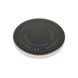 Panasonic BR1632 Button Battery Lithium Polycarbon Monofluoride Chemistry 3 V 120mAh 16 mm Diameter BR-1632/DBN