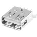 Wurth Elektronik USB Connector Straight Through Hole Female 1 Port USB Type A 30V 1.5A USB 2.0 614004135023
