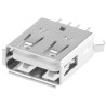 Wurth Elektronik USB Connector Straight Through Hole Female 1 Port USB Type A 30V 1.5A USB 2.0 614004135023