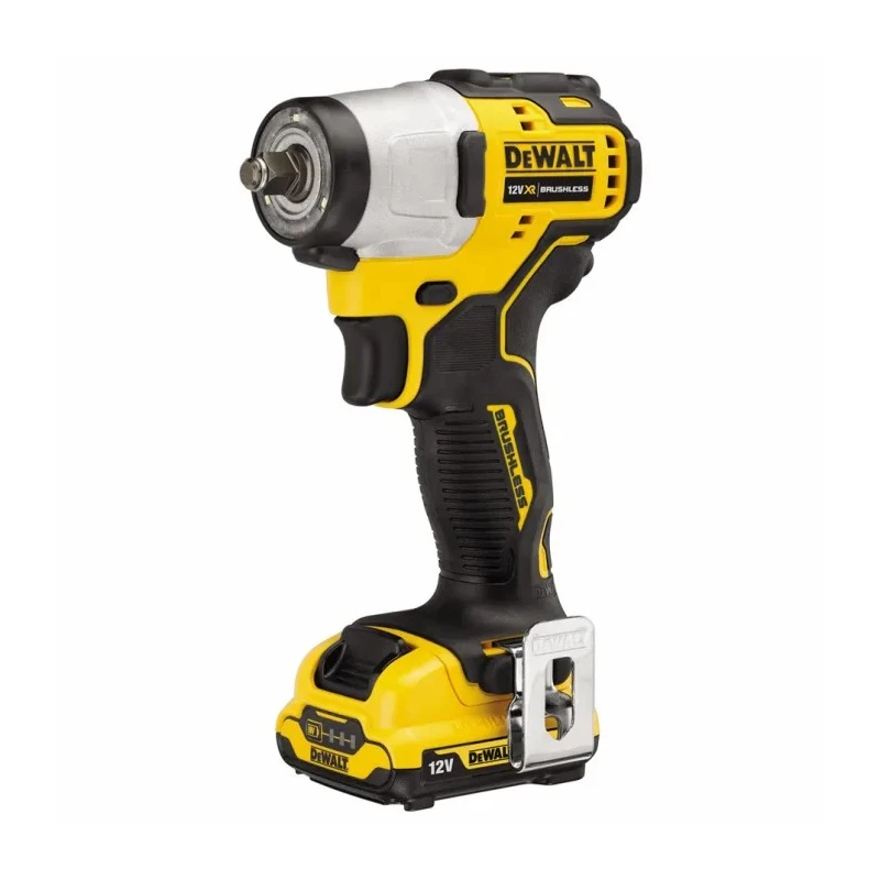 DeWALT 3/8 in 12V Cordless Impact Wrench, 2 Ah Battery, 168Nm Torque, Brushed Motor, 2850 RPM DCF902D2-GB