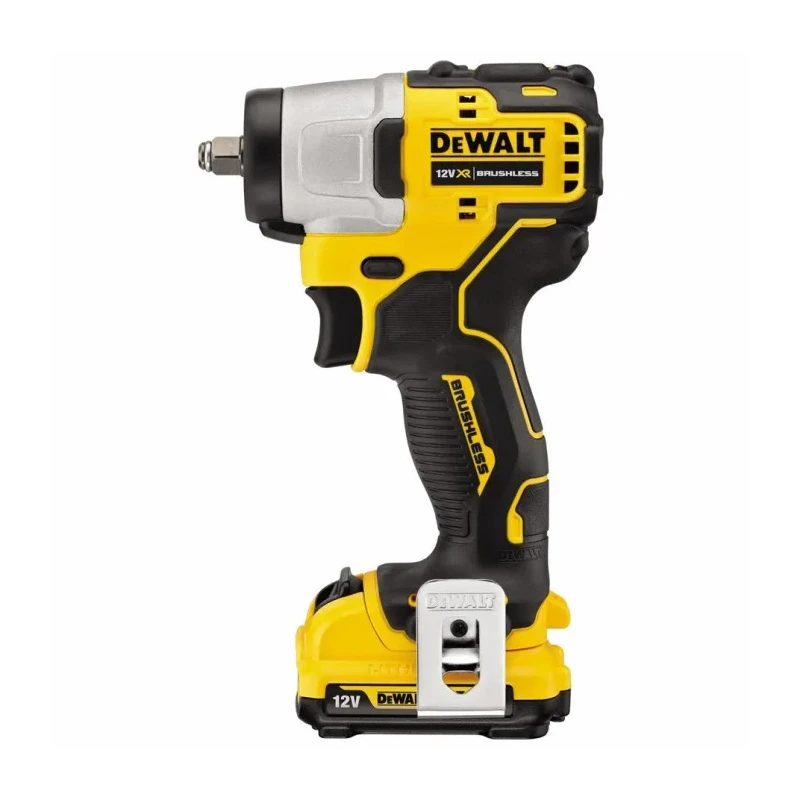 DeWALT 3/8 in 12V Cordless Impact Wrench, 2 Ah Battery, 168Nm Torque, Brushed Motor, 2850 RPM DCF902D2-GB