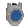 Schneider Electric Harmony XB4 Series Push Button Switch, Spring Return, Panel Mount, 30 mm Cutout, SPST, Blue LED XB4FA61