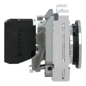 Schneider Electric Harmony XB4 Series Push Button Switch, Spring Return, Panel Mount, 30 mm Cutout, SPST, Blue LED XB4FA61
