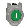Schneider Electric Harmony XB4 Series Push Button Switch Spring Return Panel 30 mm Cutout SPST Green LED 600 V dc XB4FA3311