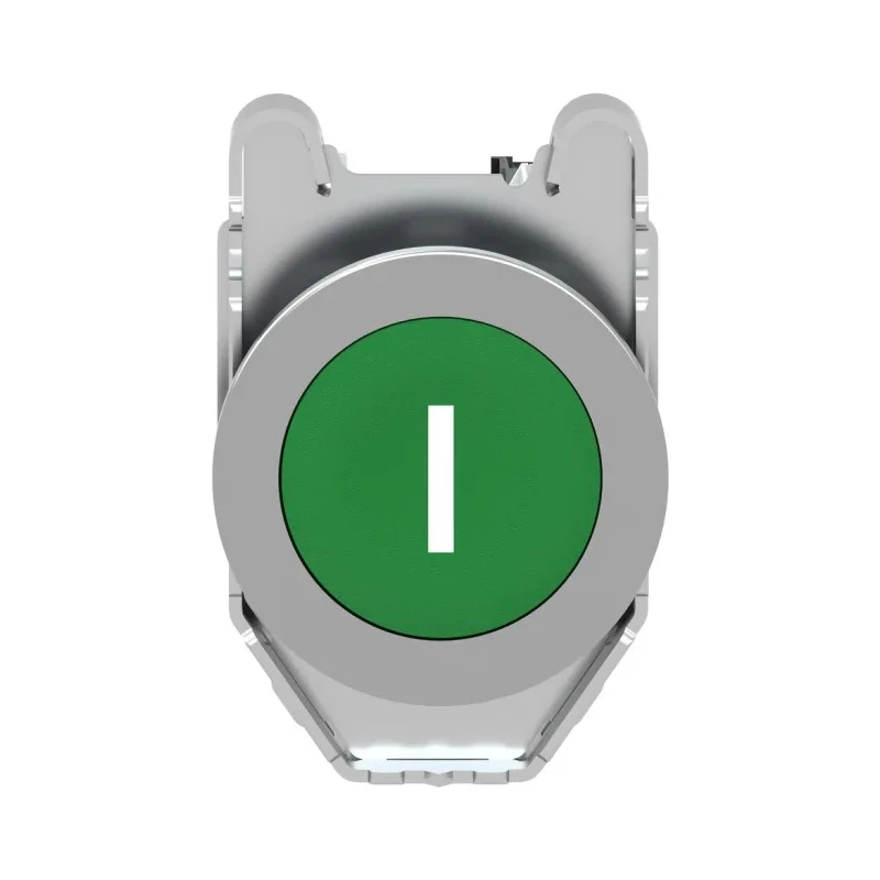 Schneider Electric Harmony XB4 Series Push Button Switch Spring Return Panel 30 mm Cutout SPST Green LED 600 V dc XB4FA3311