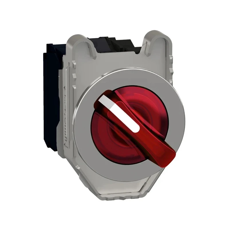 Schneider Electric Selector Switch Illuminated 2 Positions SPDT 30 mm Cutout Diameter Harmony XB4 XB4FK124B5