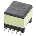 Wurth Elektronik Surface Pulse Transformer 1:10 Turns Ratio, 100 μH Primary Inductance, 0.22Ω Primary Resistance 750311486
