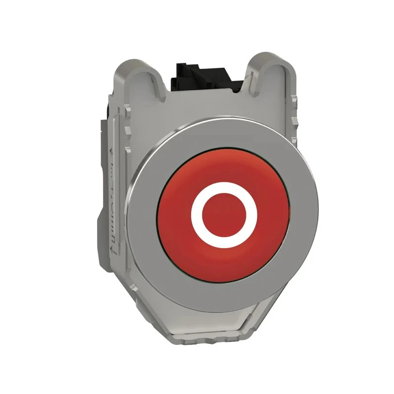 Schneider Electric Harmony XB4 Series 30 mm Panel Mount Push Button Switch, Spring Return, SPST, Red LED, IP66 XB4FA4322