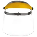 Bolle Safety Clear Acetate Face Shield with Electric Arc Resistance, Yellow Frame, CE Certified RELRSI