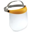 Bolle Safety Clear Acetate Face Shield with Electric Arc Resistance, Yellow Frame, CE Certified RELRSI