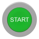 Schneider Electric Harmony Series Green Momentary Push Button Head, 30 mm Cutout, IP66 IP67 IP69K ZB4FA333