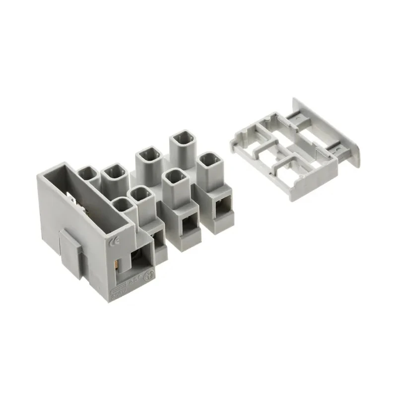 CAMDENBOSS Fused Terminal Block 4-Way Screw Mount 20A Current 4mm² Wire Size Nylon Material CFTBN/4
