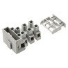 CAMDENBOSS Fused Terminal Block 4-Way Screw Mount 20A Current 4mm² Wire Size Nylon Material CFTBN/4