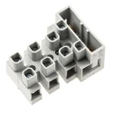 CAMDENBOSS Fused Terminal Block 4-Way Screw Mount 20A Current 4mm² Wire Size Nylon Material CFTBN/4