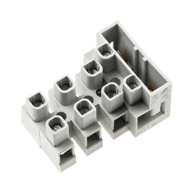 CAMDENBOSS Fused Terminal Block 4-Way Screw Mount 20A Current 4mm² Wire Size Nylon Material CFTBN/4