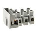 CAMDENBOSS Fused Terminal Block 4-Way Screw Mount 20A Current 4mm² Wire Size Nylon Material CFTBN/4