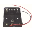 RS PRO Battery Holder for AA Batteries 3 Cells Polypropylene Body with Coil Spring Termination 58x48.3x17mm 185-4647