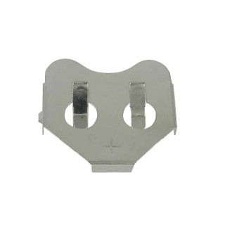 RS PRO CR2430 Battery Holder with Solder Tag Termination, Phosphor Bronze Body, Diameter 24.5mm CR2430