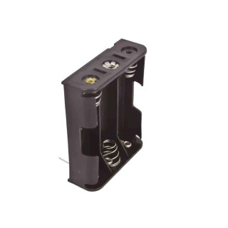RS PRO Battery Holder for AA Compatible Batteries, 3 Cells Surface Mount PCB 58x48.3x17 mm 185-4644