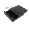 RS PRO AA Size 4 Cell Battery Holder with Coil Spring Termination Polypropylene Body 68mm x 65mm x 19mm 185-4747